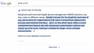 kandji vs jamf screenshot